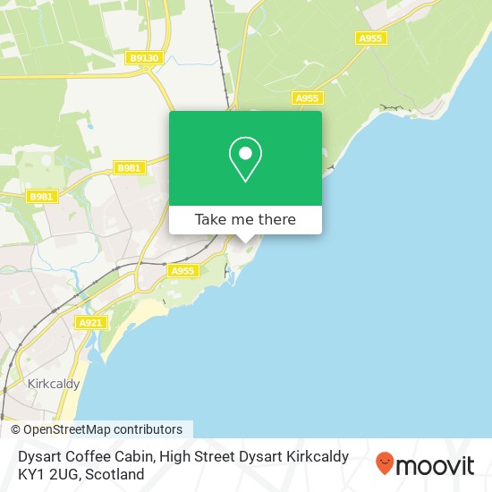 Dysart Coffee Cabin, High Street Dysart Kirkcaldy KY1 2UG map