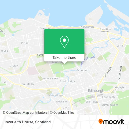 Inverleith House map