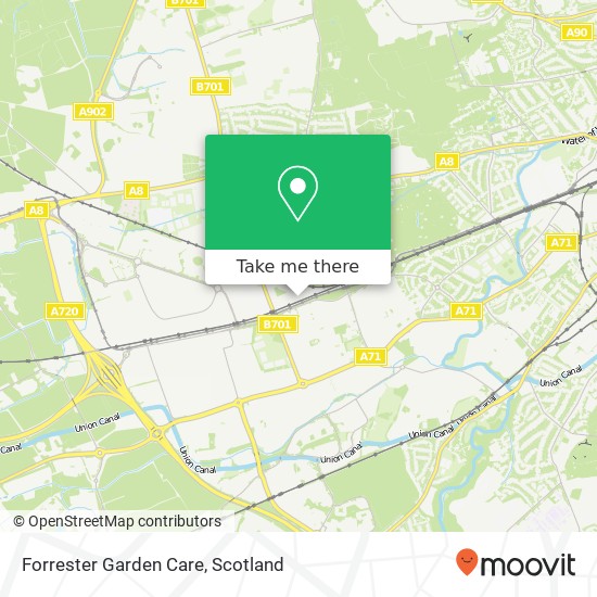 Forrester Garden Care map