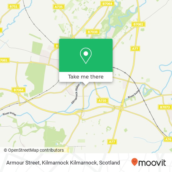 Armour Street, Kilmarnock Kilmarnock map