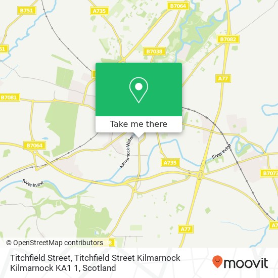 Titchfield Street, Titchfield Street Kilmarnock Kilmarnock KA1 1 map