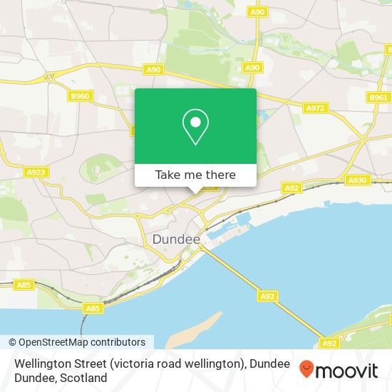 Wellington Street (victoria road wellington), Dundee Dundee map
