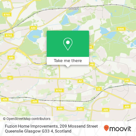 Fuzion Home Improvements, 209 Mossend Street Queenslie Glasgow G33 4 map