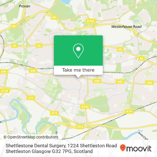 Shettlestone Dental Surgery, 1224 Shettleston Road Shettleston Glasgow G32 7PG map