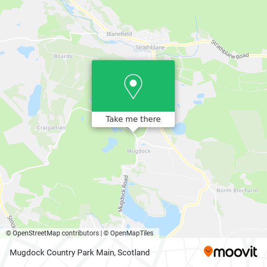 Mugdock Country Park Main map