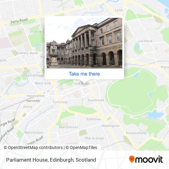 Parliament House, Edinburgh map