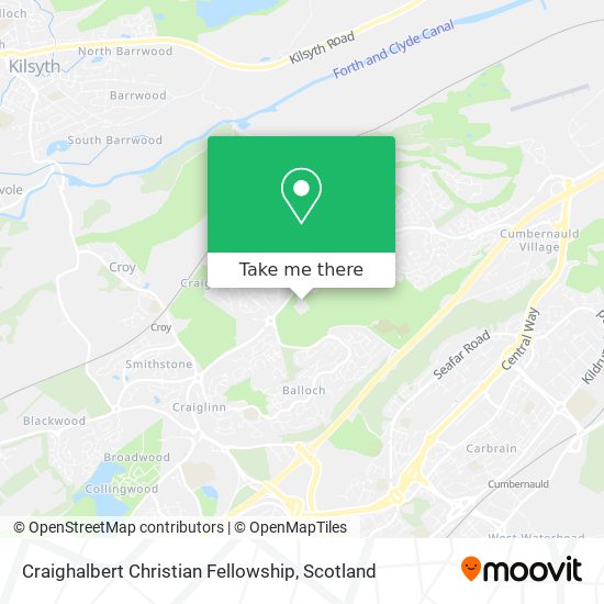 Craighalbert Christian Fellowship map