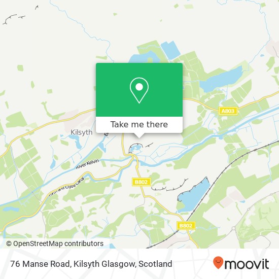 76 Manse Road, Kilsyth Glasgow map