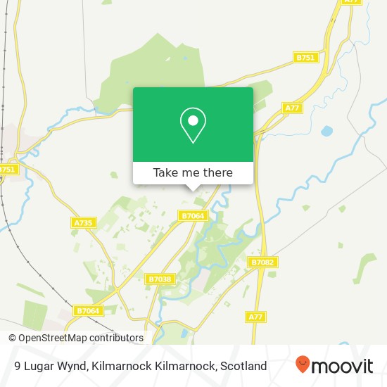 9 Lugar Wynd, Kilmarnock Kilmarnock map