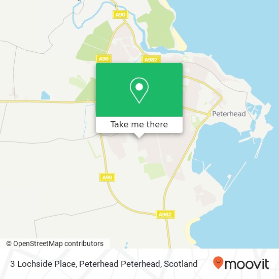 3 Lochside Place, Peterhead Peterhead map