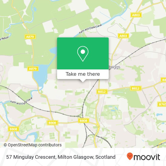 57 Mingulay Crescent, Milton Glasgow map