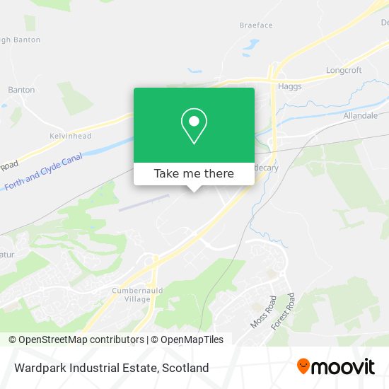 Wardpark Industrial Estate map