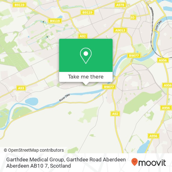 Garthdee Medical Group, Garthdee Road Aberdeen Aberdeen AB10 7 map