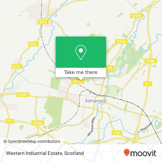 Western Industrial Estate map