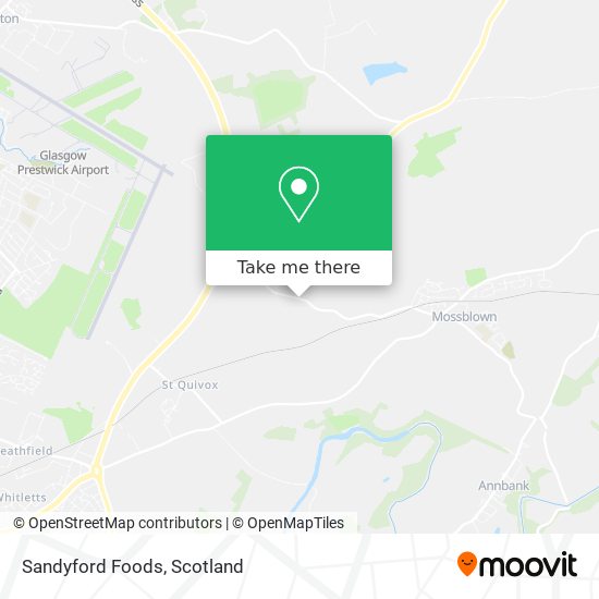 Sandyford Foods map