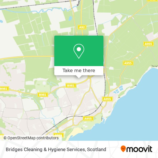 Bridges Cleaning & Hygiene Services map