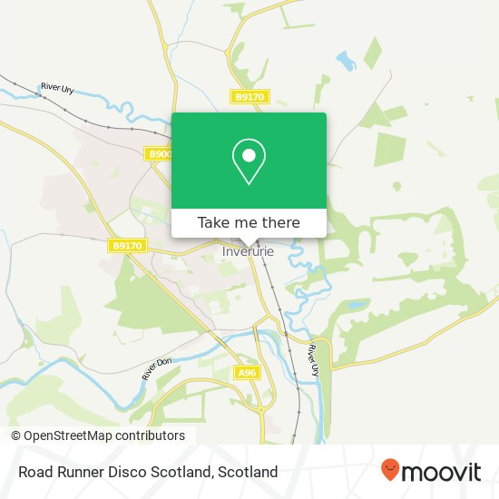 Road Runner Disco Scotland map