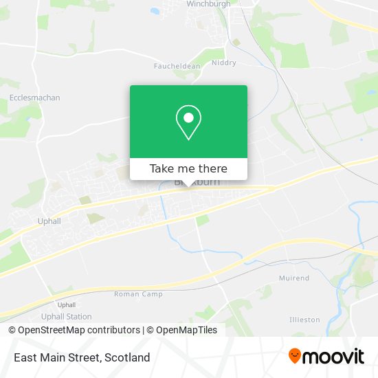 East Main Street map