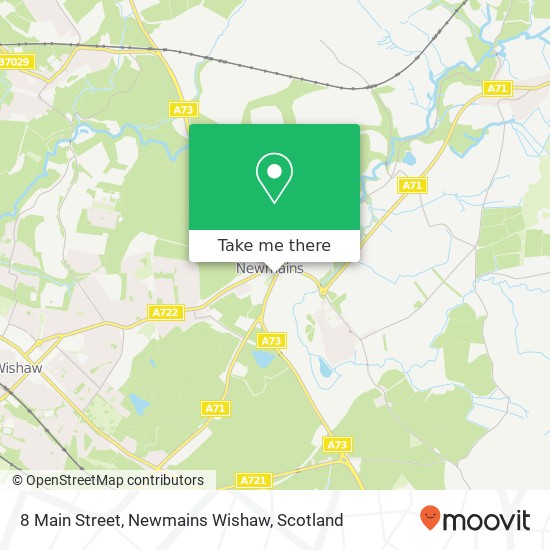8 Main Street, Newmains Wishaw map