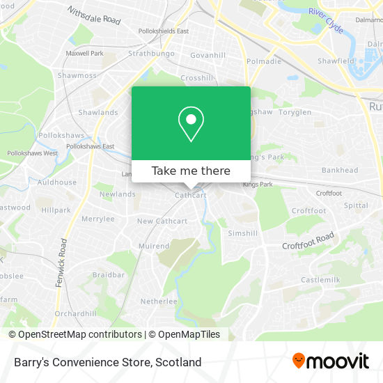 Barry's Convenience Store map