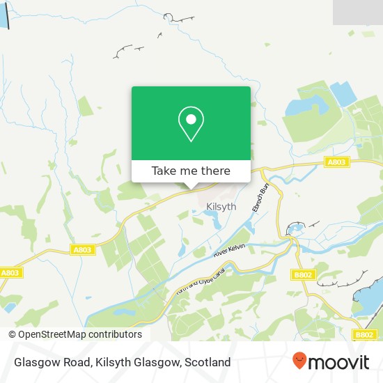 Glasgow Road, Kilsyth Glasgow map