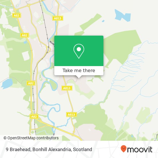 9 Braehead, Bonhill Alexandria map