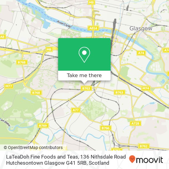 LaTeaDoh Fine Foods and Teas, 136 Nithsdale Road Hutchesontown Glasgow G41 5RB map
