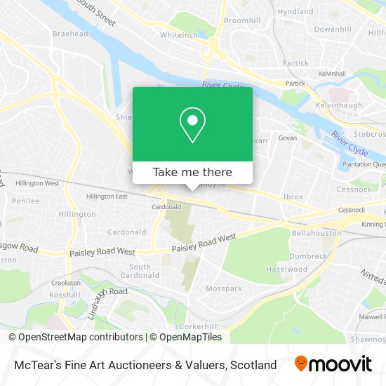 McTear's Fine Art Auctioneers & Valuers map