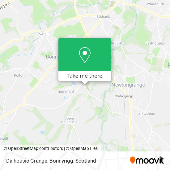 Dalhousie Grange, Bonnyrigg map