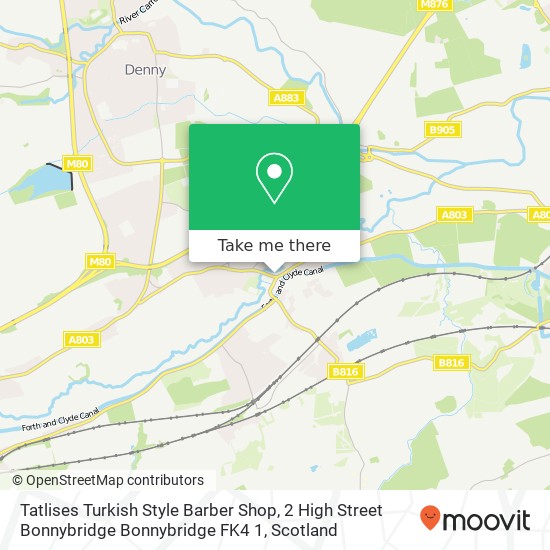 Tatlises Turkish Style Barber Shop, 2 High Street Bonnybridge Bonnybridge FK4 1 map