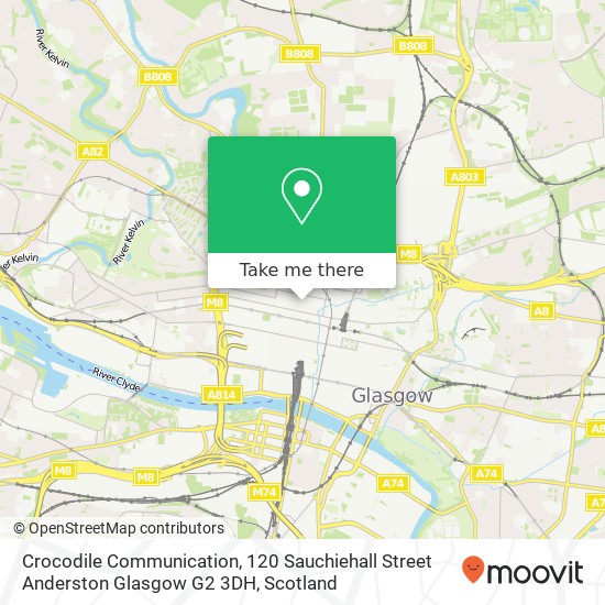 Crocodile Communication, 120 Sauchiehall Street Anderston Glasgow G2 3DH map