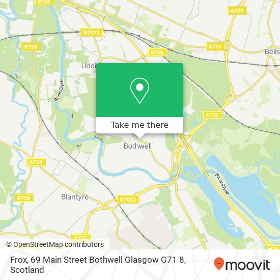 Frox, 69 Main Street Bothwell Glasgow G71 8 map