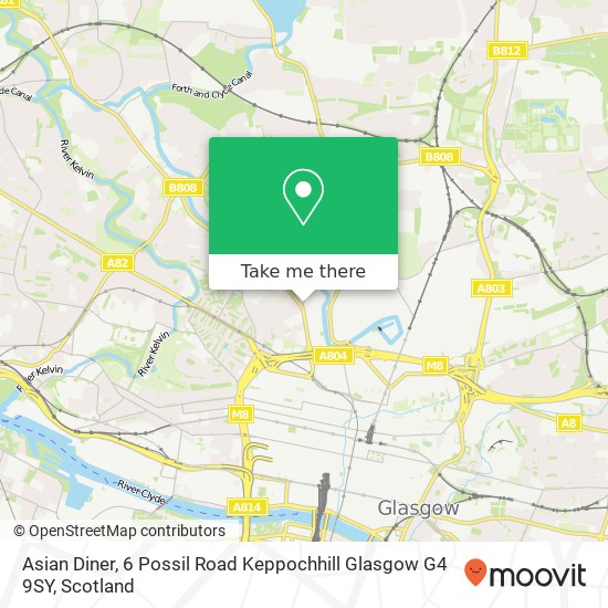 Asian Diner, 6 Possil Road Keppochhill Glasgow G4 9SY map
