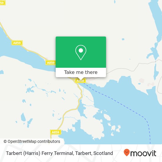 Tarbert (Harris) Ferry Terminal, Tarbert map