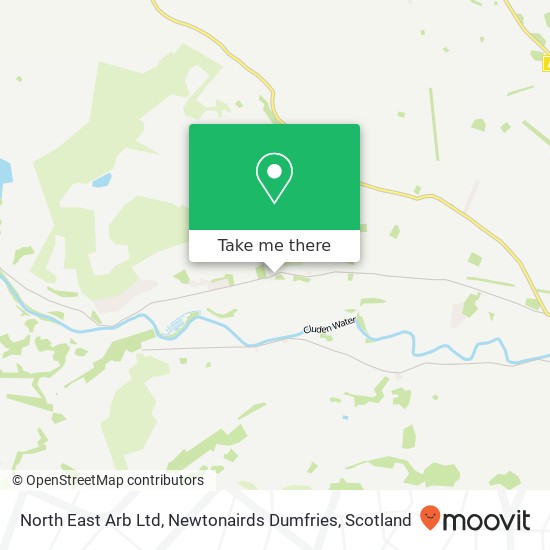 North East Arb Ltd, Newtonairds Dumfries map