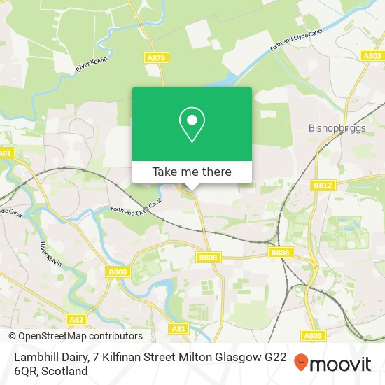 Lambhill Dairy, 7 Kilfinan Street Milton Glasgow G22 6QR map