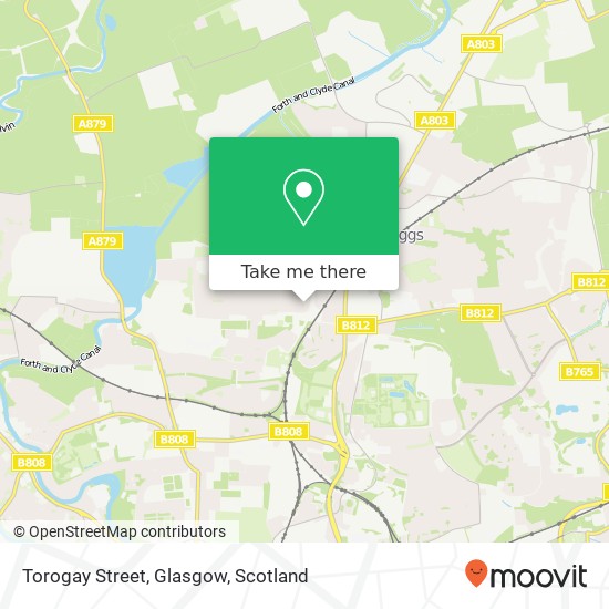 Torogay Street, Glasgow map
