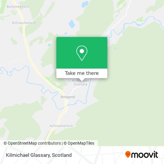 Kilmichael Glassary map