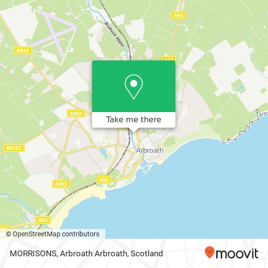 MORRISONS, Arbroath Arbroath map