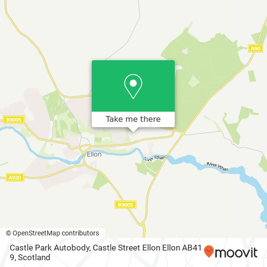 Castle Park Autobody, Castle Street Ellon Ellon AB41 9 map