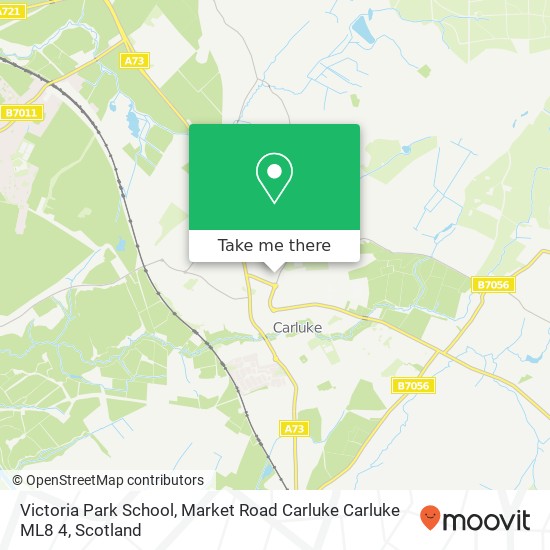 Victoria Park School, Market Road Carluke Carluke ML8 4 map