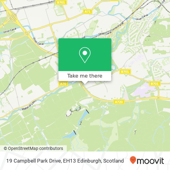 19 Campbell Park Drive, EH13 Edinburgh map