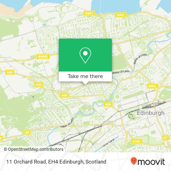 11 Orchard Road, EH4 Edinburgh map