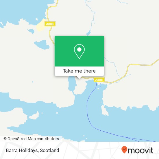 Barra Holidays map