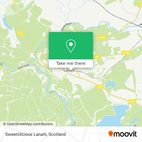 Sweetolicious Lanark map