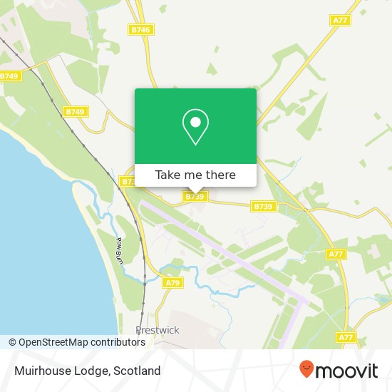 Muirhouse Lodge map
