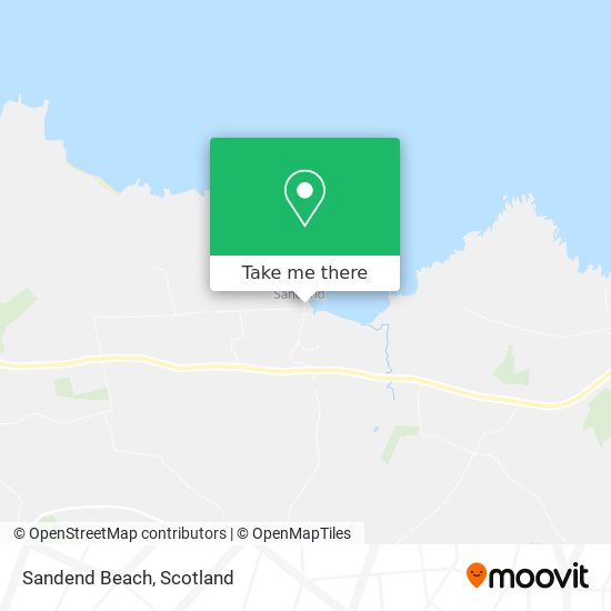 Sandend Beach map