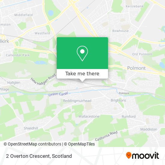 2 Overton Crescent map