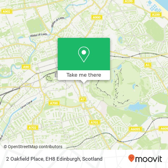 2 Oakfield Place, EH8 Edinburgh map