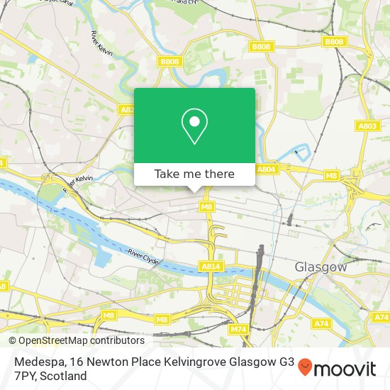 Medespa, 16 Newton Place Kelvingrove Glasgow G3 7PY map